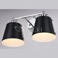 Barrington 16-in. 2 Light Vanity Matte Black and Chrome