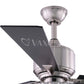 Clara 52 inch LED Ceiling Fan  Brushed Nickel