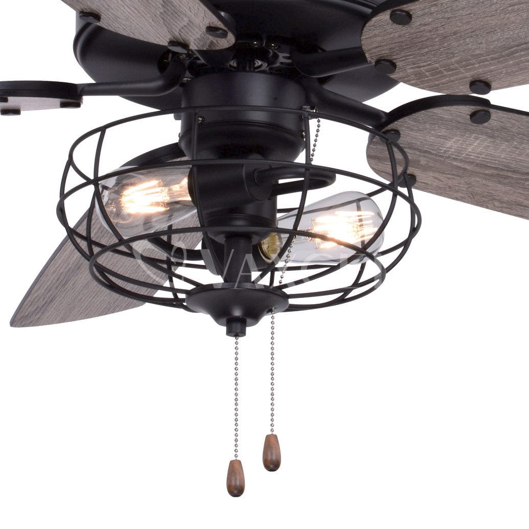 Reed 48-in. Ceiling Fan Matte Black