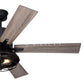 Elkhart 52 inch 2 Light LED Ceiling Fan Black