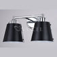 Barrington 16-in. 2 Light Vanity Matte Black and Chrome