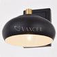 Belmont 1 Light Wall Light Matte Black and Satin Brass