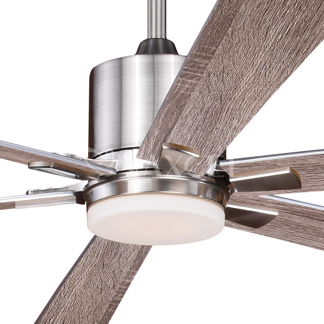 Wheelock 72 inch W LED Ceiling Fan Satin Nickel