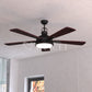 Walton LED 52 inch LED Ceiling Fan Gold Stone