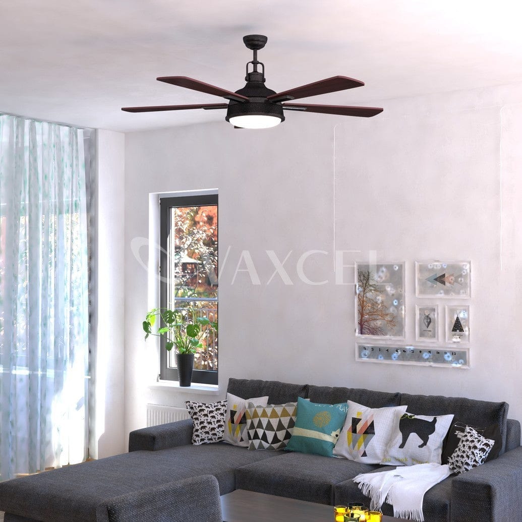 Walton LED 52 inch LED Ceiling Fan Gold Stone