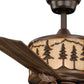 Yosemite 56 inch LED Tree Ceiling Fan Burnished Bronze