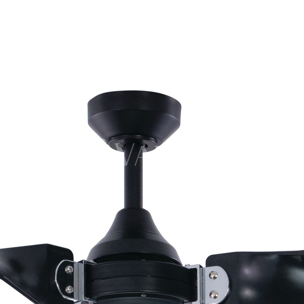 Austin 52 inch LED Ceiling Fan Black with Chrome