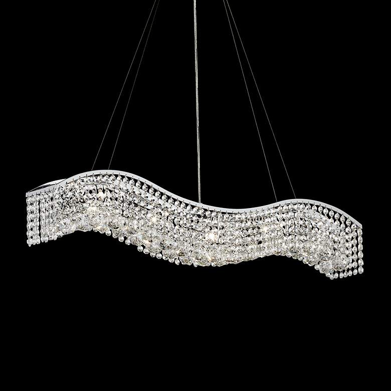 James R. Moder Lighting Contemporary Wave Chandelier