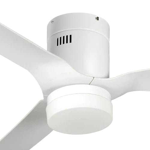 Carro USA Spezia 52 inch 3-Blade Flush Mount Smart Ceiling Fan with LED Light Kit & Remote