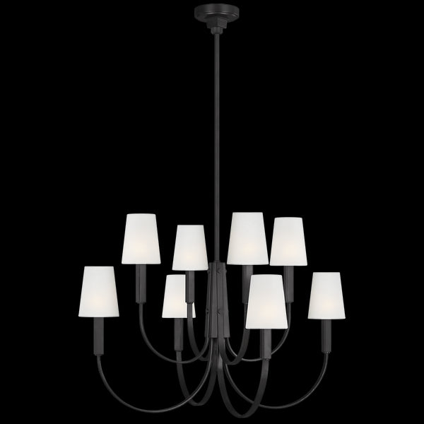 Visual Comfort Logan Large Two-Tier Chandelier