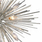 Zeev Lighting 12-Light 24" Unique Square Stem Sputnik Chandelier
