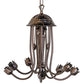 Meyda Lighting 24" Wide Gray Tiffany Pond Lily 7 Light Chandelier