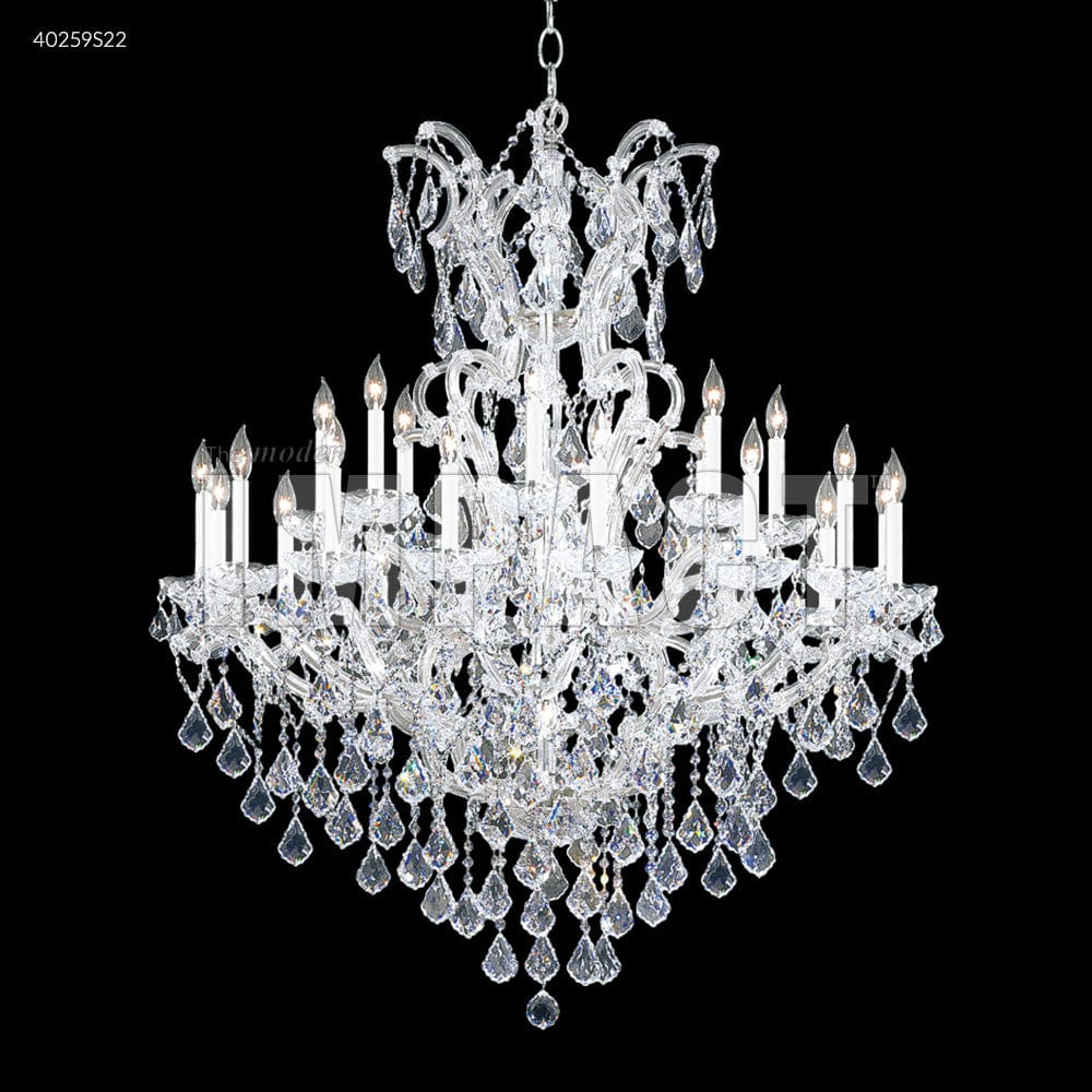 James R. Moder Lighting Maria Theresa 24 Light Entry Chandelier