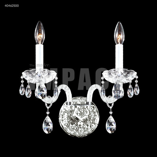 James R. Moder Lighting Palace Ice 2 Light Wall Sconce/Vanity