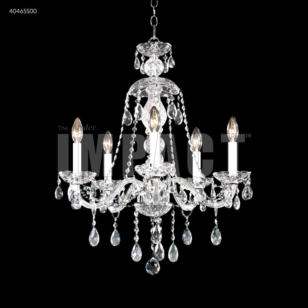 James R. Moder Lighting Palace Ice 5 Light Chandelier