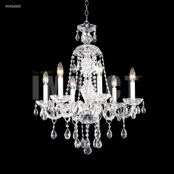 James R. Moder Lighting Palace Ice 6 Light Chandelier