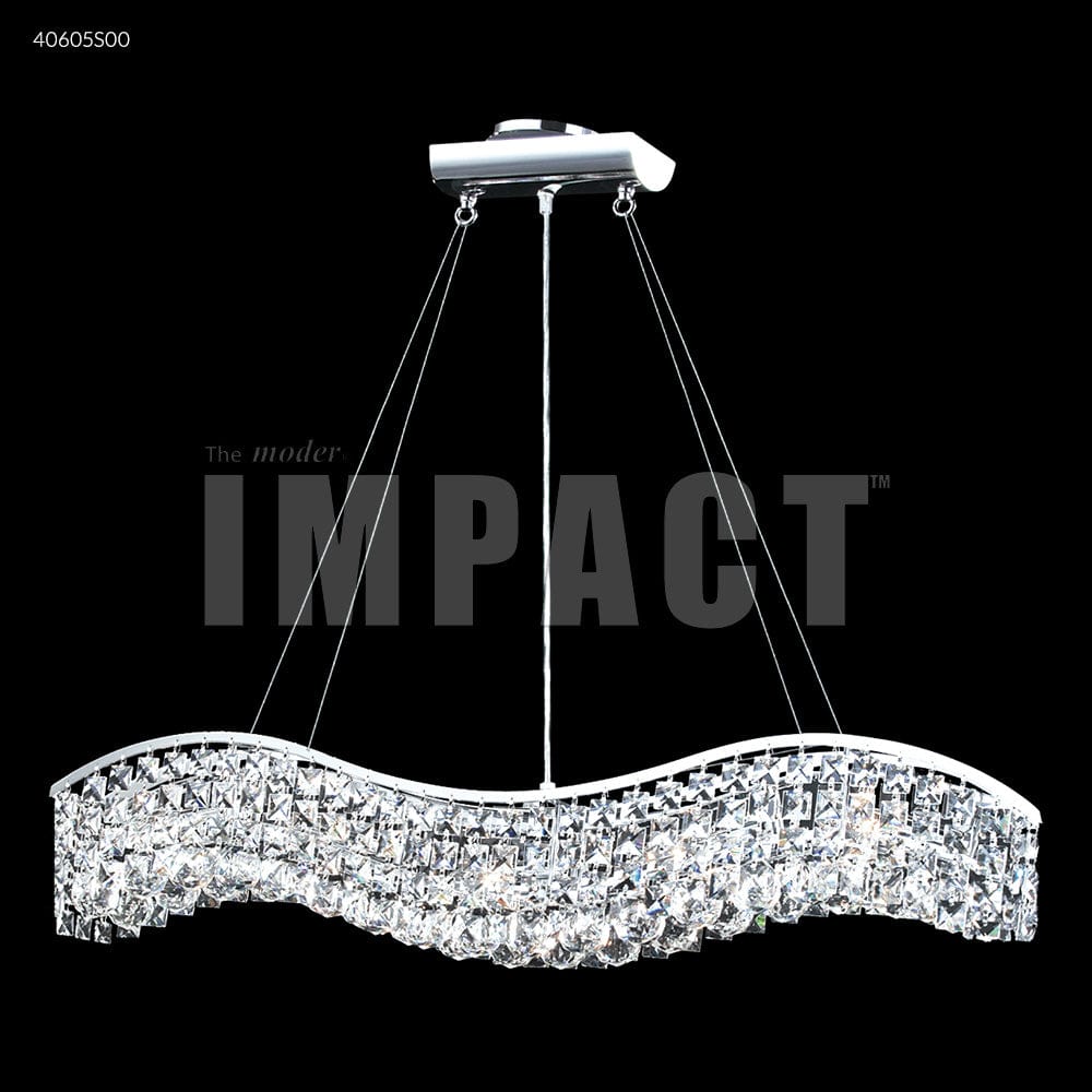 James R. Moder Lighting Contemporary Wave Chandelier