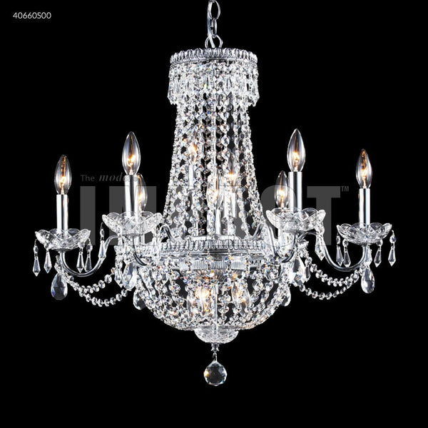 James R. Moder Lighting Imperial Empire 6 Light Chandelier