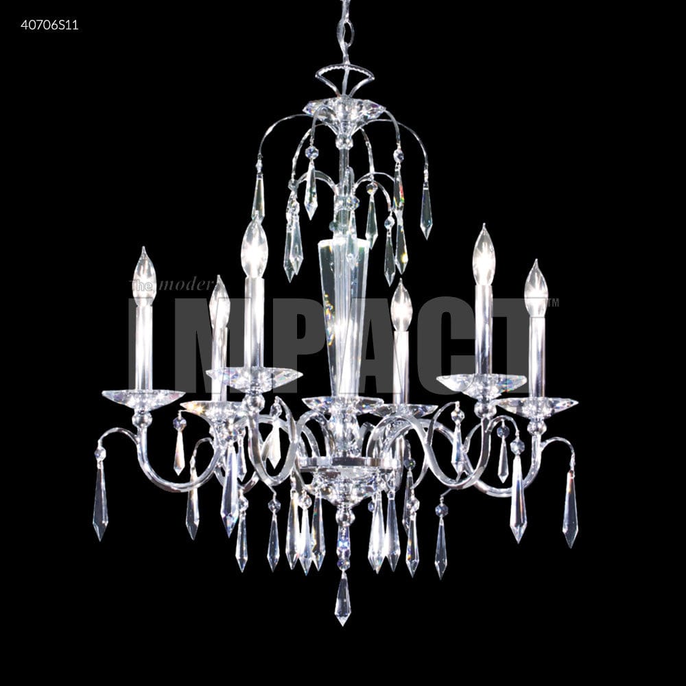 James R. Moder Lighting Contemporary 6 Light Chandelier