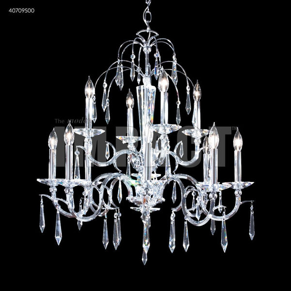 James R. Moder Lighting Contemporary 12 Light Chandelier