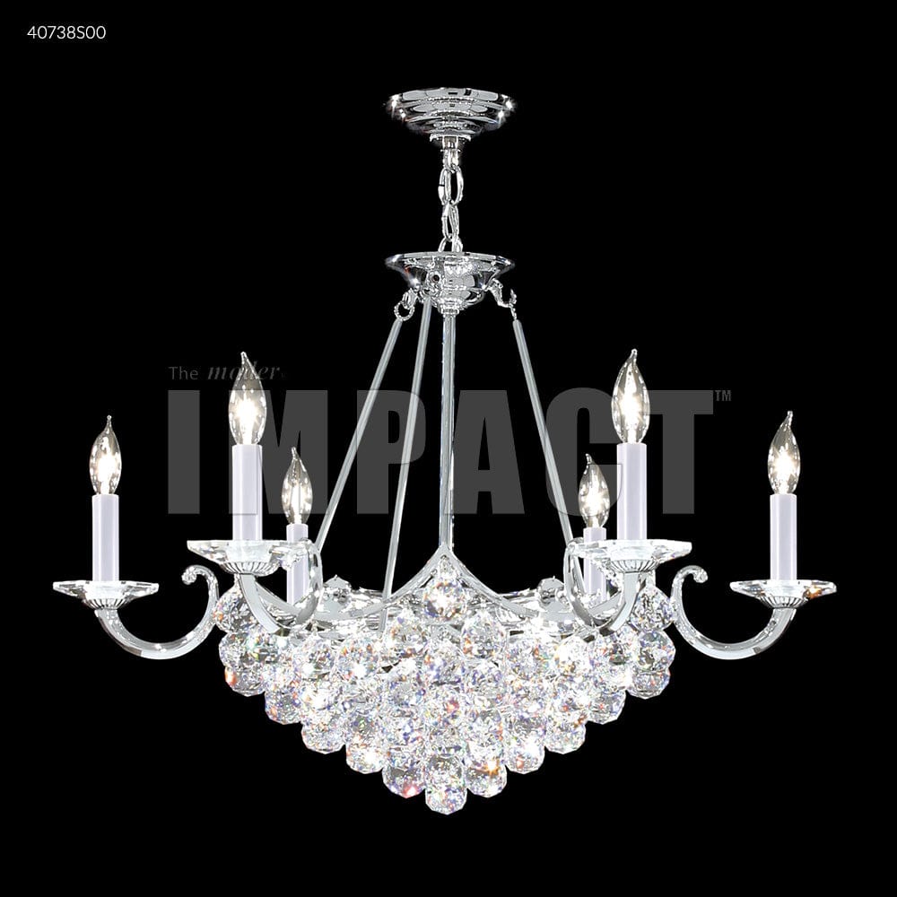 James R. Moder Lighting Cascade 6 Light Chandelier