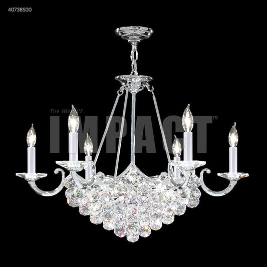 James R. Moder Lighting Cascade 6 Light Chandelier