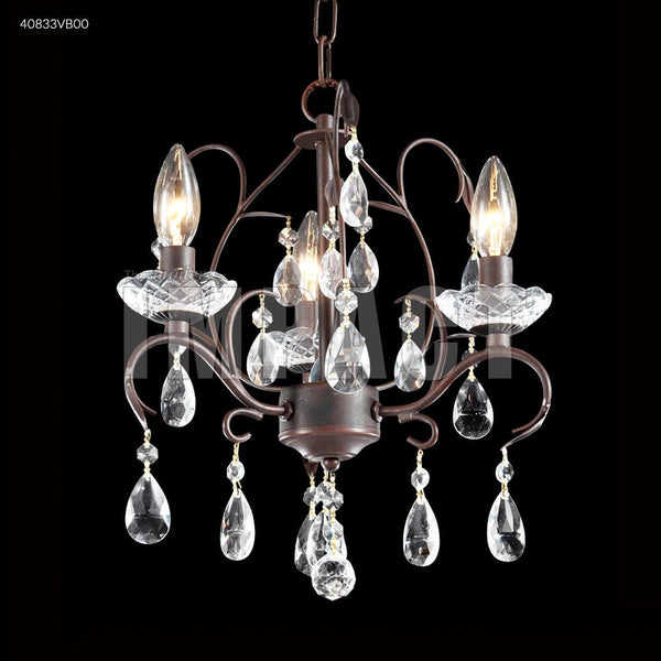 James R. Moder Lighting Mini 3 Light Chandelier