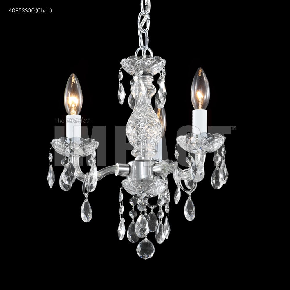 James R. Moder Lighting Mini 3 Light Chandelier