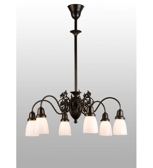 Meyda Lighting 28.5" Wide Binghamton Goblet 6 Arm Chandelier