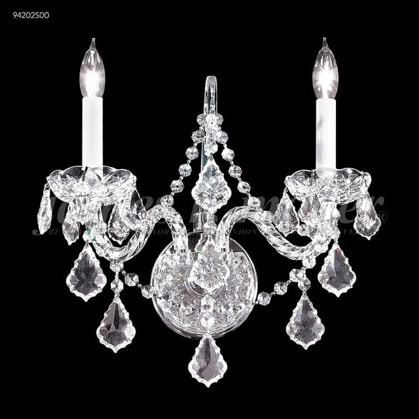 James R. Moder Lighting Vienna Glass Light 2 Light Wall Sconce / Vanity