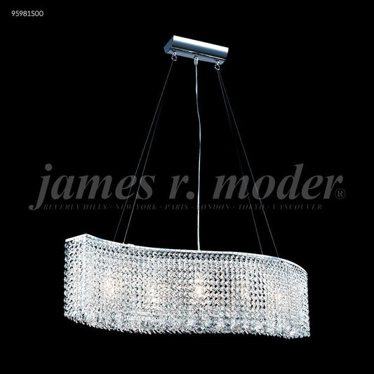 James R. Moder Lighting Fashionable Broadway Wave Chandelier