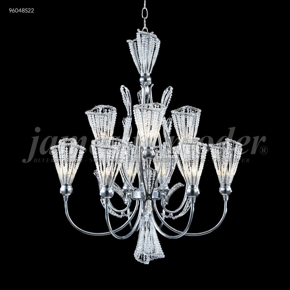 James R. Moder Lighting Jewelry Collection 9 Light Chandelier