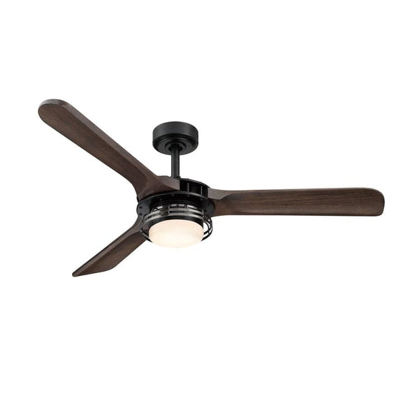 Parrot Uncle 52 Aerofanture Industrial DC Motor Downrod Mount Reversible Ceiling Fan with Lighting and Remote Control