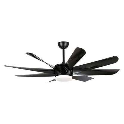 Parrot Uncle  60" Thank Integrated LED Black Ceiling Fan