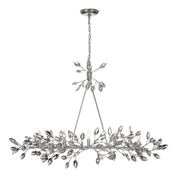 Zeev Lighting 5-Light 49 Organic Linear Chandelier