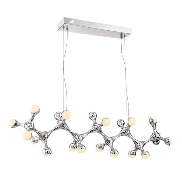 Zeev Lighting 20-Light 45 LED Abstract Linear Chandelier