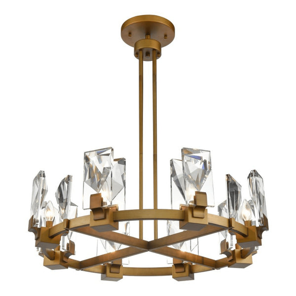 Zeev Lighting 8-Light 32 Wheel Styled Chandelier