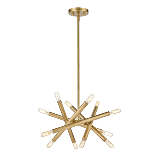 Zeev Lighting 12-Light 14" Adjustable Sputnik Chandelier