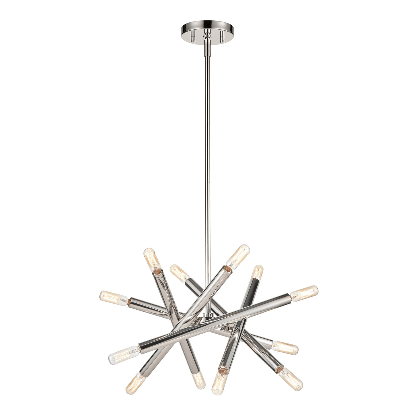 Zeev Lighting 12-Light 14" Adjustable Sputnik Chandelier