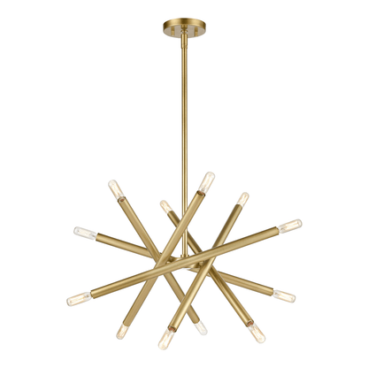 Zeev Lighting 12-Light 21" Adjustable Sputnik Chandelier