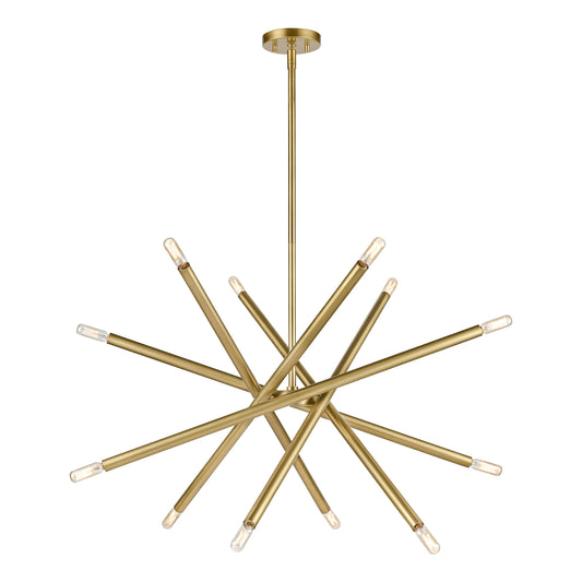 Zeev Lighting 12-Light 32"" Adjustable Sputnik Chandelier