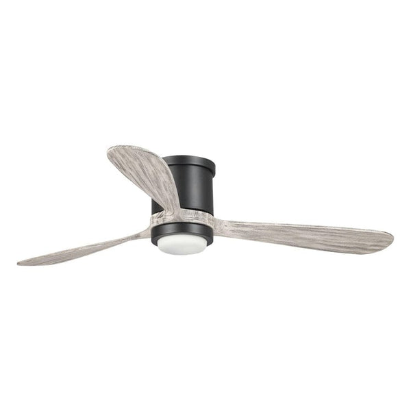 Parrot Uncle 52 Anyan Modern Flush Mount Reversible Ceiling Fan with Lighting and Remote Control
