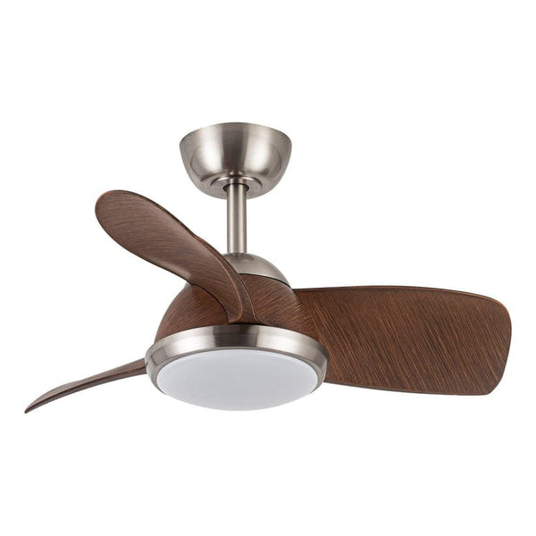Parrot Uncle 30 Rustic Downrod Mount Reversible Ceiling Fan with LED Lighting and Remote Control
