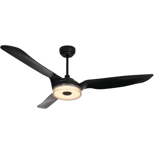 Carro USA Fletcher 60 inch 3-Blade Smart Ceiling Fan with LED Light Kit & Remote