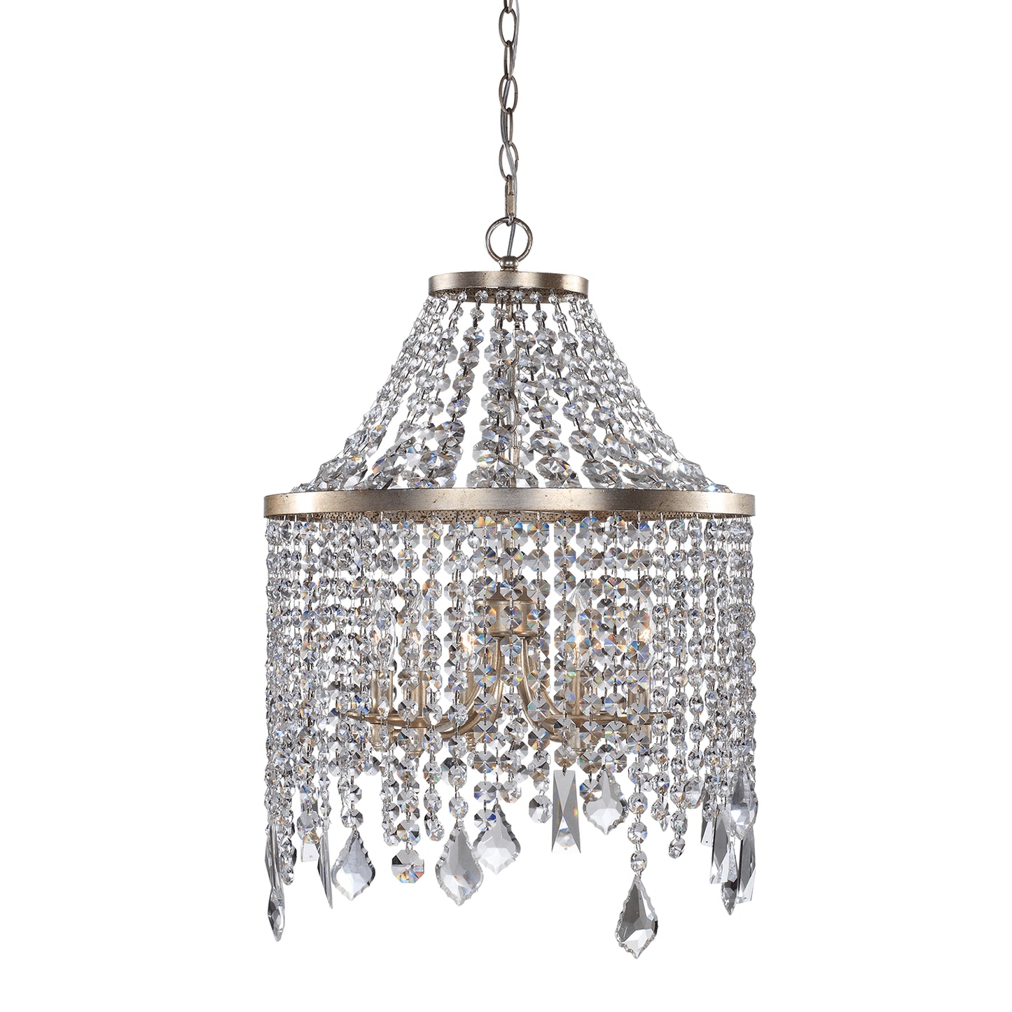 Zeev Lighting 6-Light 19" Crystal Mini Chandelier