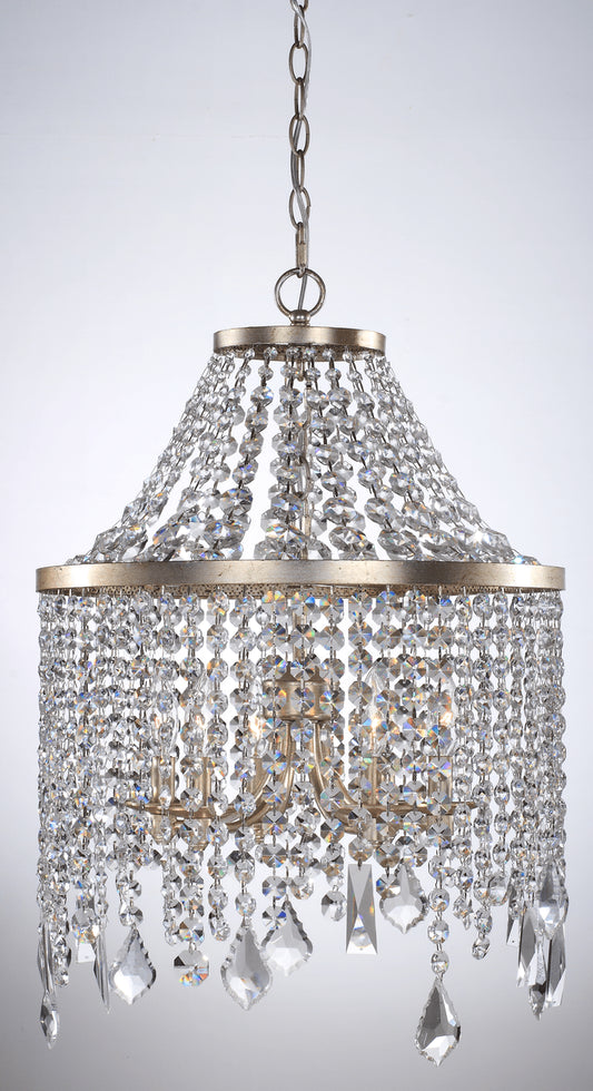 Zeev Lighting 6-Light 19" Crystal Mini Chandelier