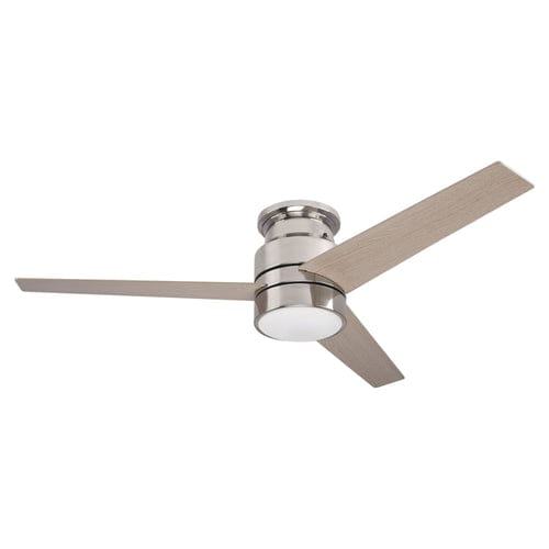 Carro USA Raiden 52 inch 3-Blade Flush Mount Smart Ceiling Fan with LED Light Kit & Smart Wall Switch