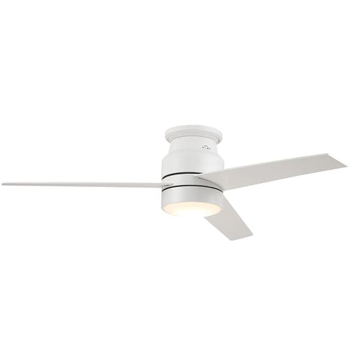 Carro USA Raiden 52 inch 3-Blade Flush Mount Smart Ceiling Fan with LED Light Kit & Smart Wall Switch