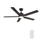 Carro USA Espear 60 inch 5-Blade Smart Ceiling Fan with LED Light Kit & Remote