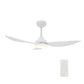 Carro USA Daffodil 45 inch 3-Blade Smart Ceiling Fan with LED Light Kit and Remote